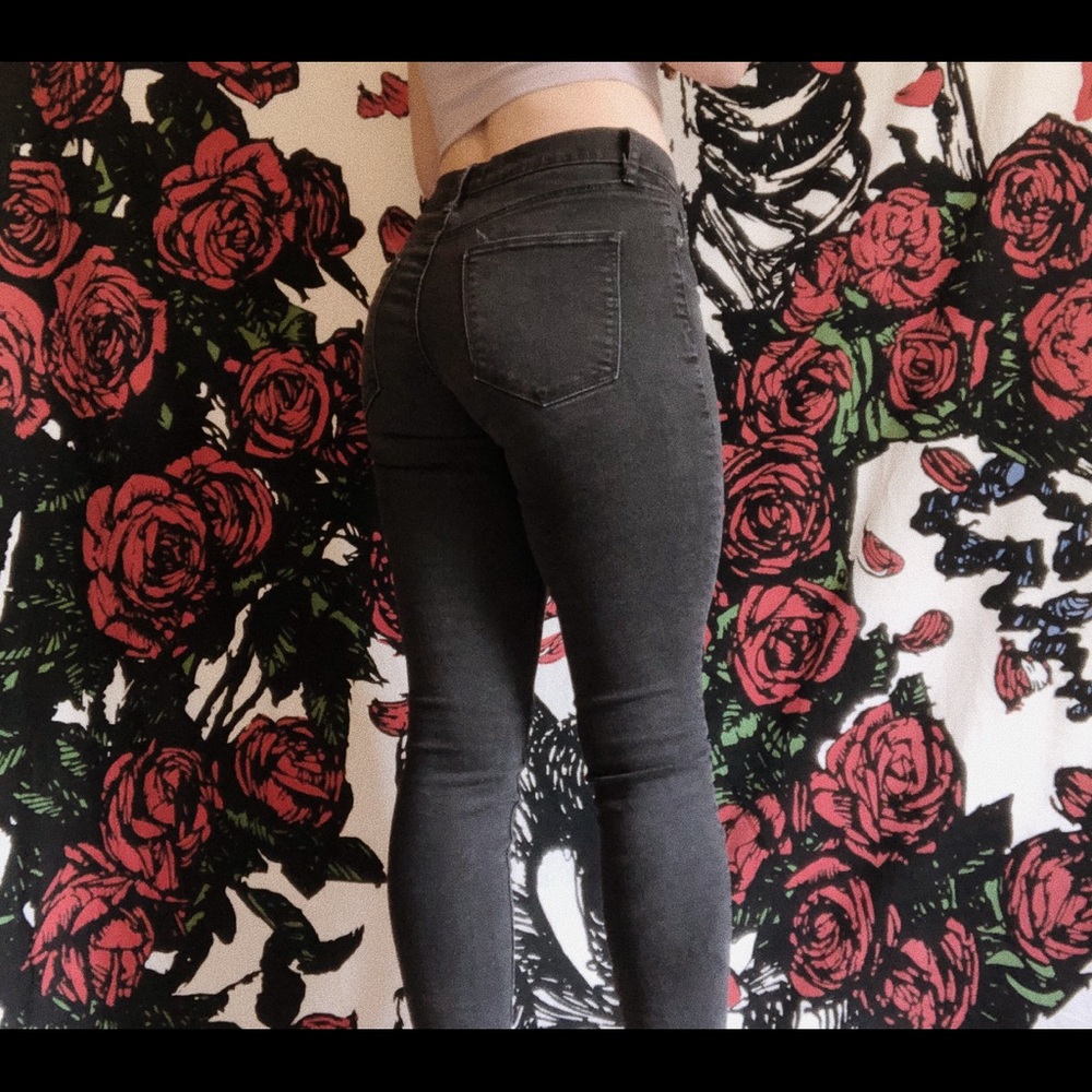 Gap black skinny jeans